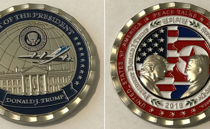 Website cửa hàng của Nhà Trắng sập vì nhu cầu mua xu kỷ niệm Trump – Kim