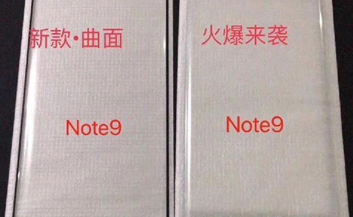 Rò rỉ màn hình bảo vệ của Galaxy Note9 cho thấy có sự thay đổi lớn, nói không với "tai thỏ"