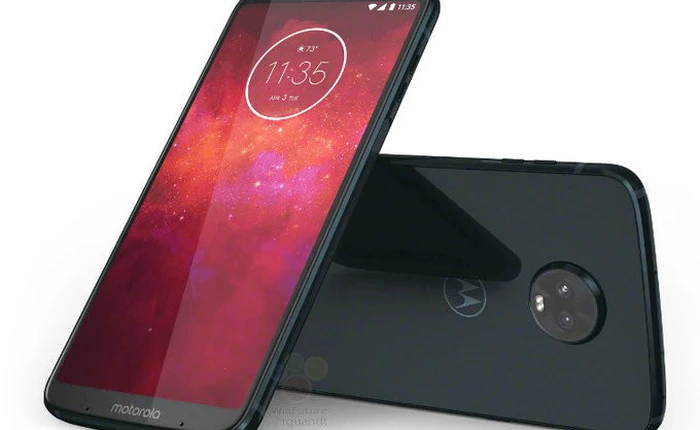 Moto Z3 Play lộ diện trước ngày ra mắt: Chip SD 660, RAM 4GB, màn hình AMOLED 6 inch, camera kép 12MP, có Moto Mod