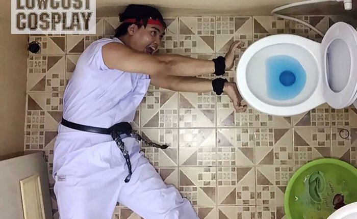 [Vui] Anh chàng "Lowcost Cosplay" tái xuất và Internet lại được một tràng cười nghiêng ngả