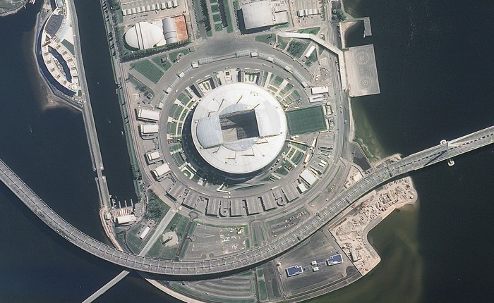 Chiêm ngưỡng toàn bộ các sân vận động phục vụ World Cup 2018 qua loạt ảnh chụp từ Trạm Vũ trụ Quốc tế