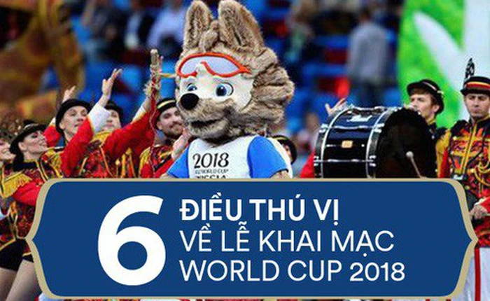 Có gì thú vị để chờ đợi ở lễ khai mạc World Cup 2018?
