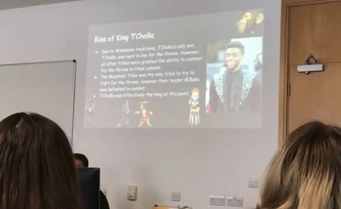 Lấy Wakanda ra thuyết trình, anh chàng khiến cô giáo "tin sái cổ" rằng quốc gia này có thật
