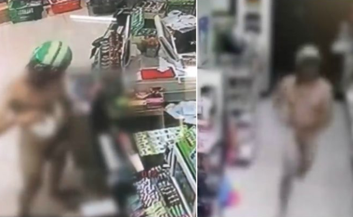 Bắt chước Youtuber nước ngoài, 3 thanh niên Thái Lan xông vào cửa hàng 7-Eleven trong tình trạng trần như nhộng rồi bị bắt