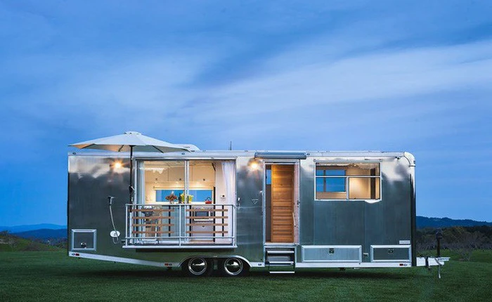 Cùng ngắm ngôi nhà di động chỉ rộng 20m2, nhưng lại có thể đủ chỗ cho những 6 người.