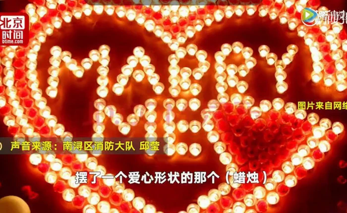 Trung Quốc: Thắp nến cầu hôn bạn gái, chàng trai vô tình thiêu rụi phòng khách sạn, phải đền bù hơn 860 triệu đồng