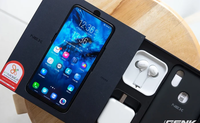Vivo NEX, smartphone không tai thỏ, màn hình chiếm trọn mặt trước đầu tiên trên thế giới đã về Việt Nam