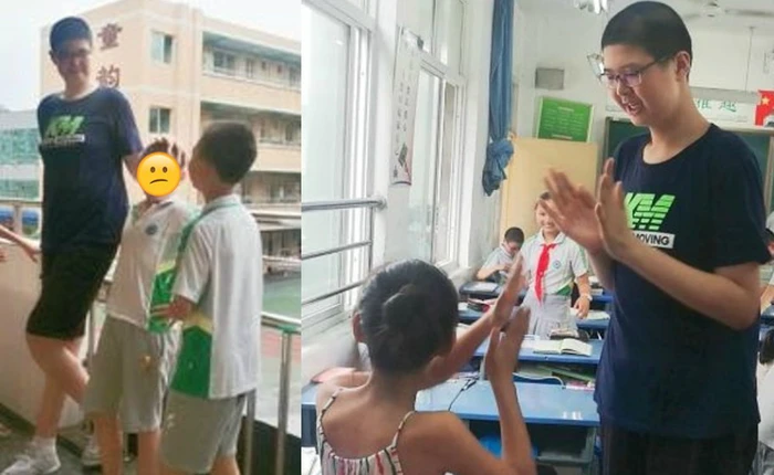 Mới 11 tuổi đã cao 2m, cậu bé Trung Quốc mơ ước phá kỷ lục Guinness về chiều cao