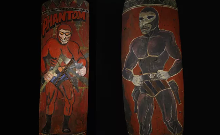 Tại sao người Wahgi lại vẽ lên khiên chiến đấu hình ảnh vị siêu anh hùng The Phantom trong truyện tranh?
