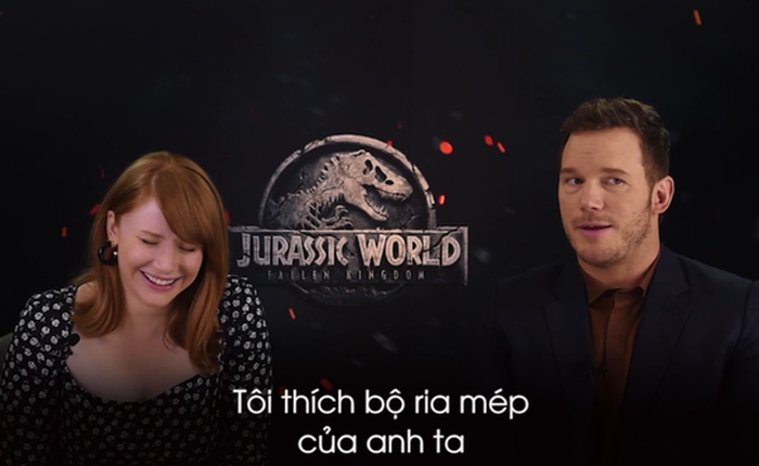 Clip độc quyền: Chris Pratt tự nhận phát ớn vì "mặt thộn" và thói mặc quần bó của chàng HLV khủng long