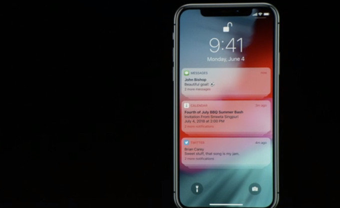 [WWDC 2018] Cuối cùng Apple cũng cập nhật tính năng gộp thông báo cho iOS