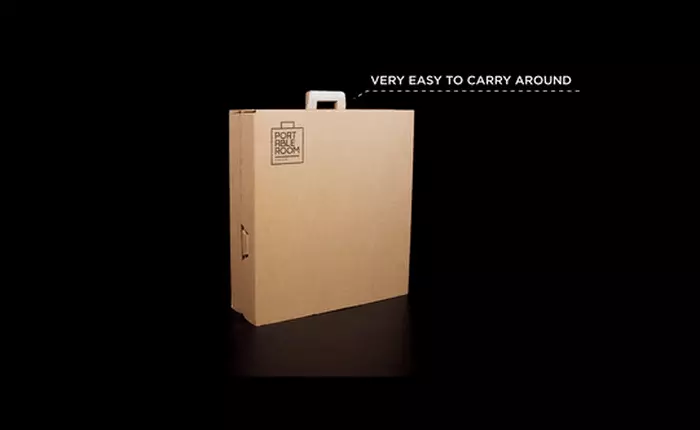 Giường ngủ di động bằng bìa các-tông quả là cứu tinh khi gặp "delay" tại sân bay