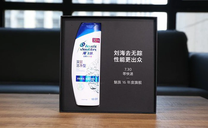 Meizu gây shock khi gửi... dầu gội đầu kèm thư mời sự kiện