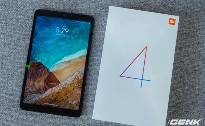 Mở hộp Xiaomi Mi Pad 4 mới về VN: Snapdragon 660, mở khóa bằng khuôn mặt, có bản LTE