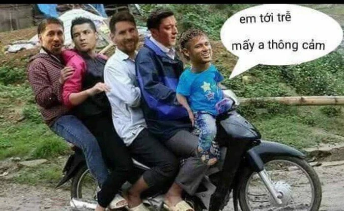 "Messi, Ronaldo giữa đường về nước thì gặp Neymar giơ tay xin đi nhờ"