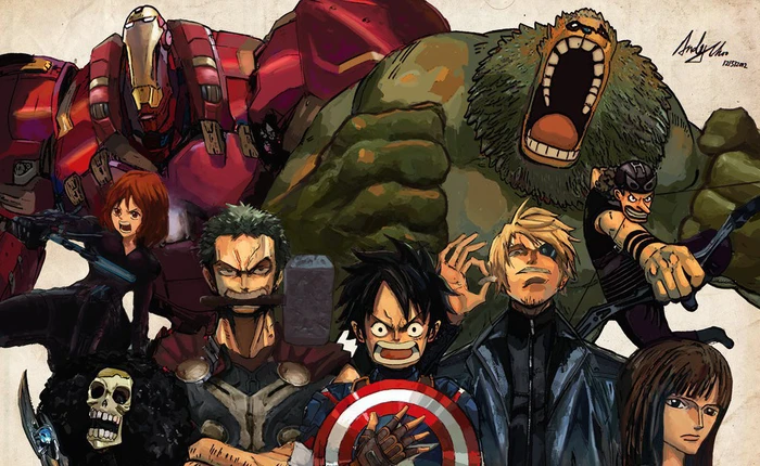Sẽ ra sau nếu như các hình tượng nổi tiếng trong manga trở thành siêu anh hùng Marvel?