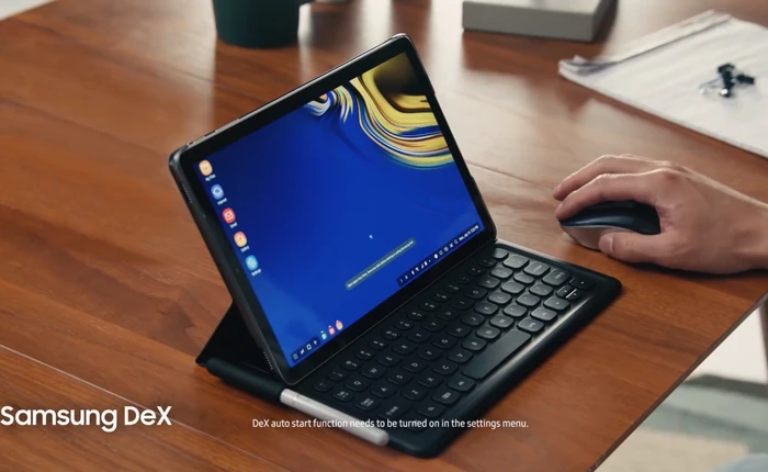 Galaxy Tab S4 ra mắt: Nỗ lực thay thế laptop và cạnh tranh với iPad Pro của Samsung