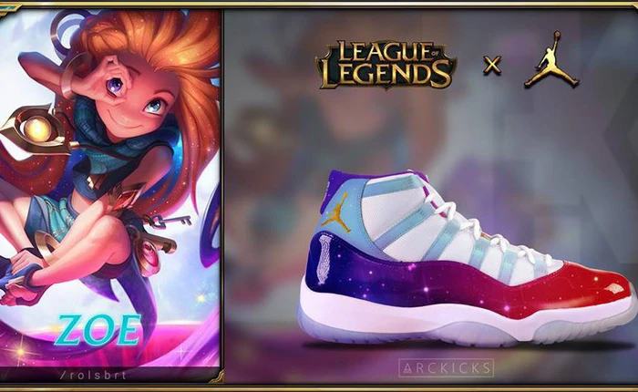 Chiêm ngưỡng bộ sưu tập giày kết hợp giữa Jordan và LMHT của anh chàng người Việt đang gây sốt trong cộng đồng Sneaker quốc tế