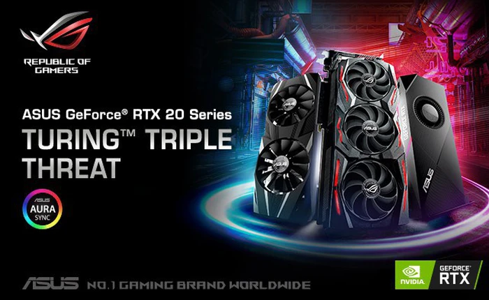 Asus trình làng card đồ họa GeForce RTX 2080 và 2080Ti với tản khí loại mới cực chất nhưng vẫn chưa thấy flagship lộ diện