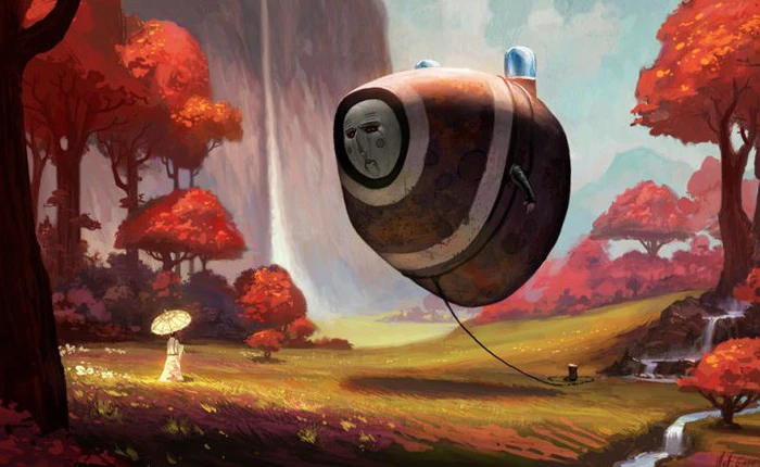 Khoa học viễn tưởng và thần thoại tưởng chừng như không liên quan với nhau lại phối hợp cực kỳ đẹp mắt trong bộ tranh này