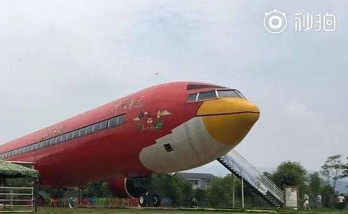Đại gia Trung Quốc chi 1,5 triệu USD để sơn máy bay hình Angry Bird và mở nhà hàng, bảo tàng bên trong