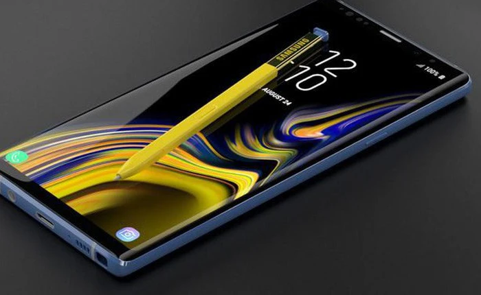Vỏ hộp bán lẻ Galaxy Note9 xác nhận camera kép 12MP, pin 4.000 mAh, loa stereo AKG, quay slo-mo 960fps