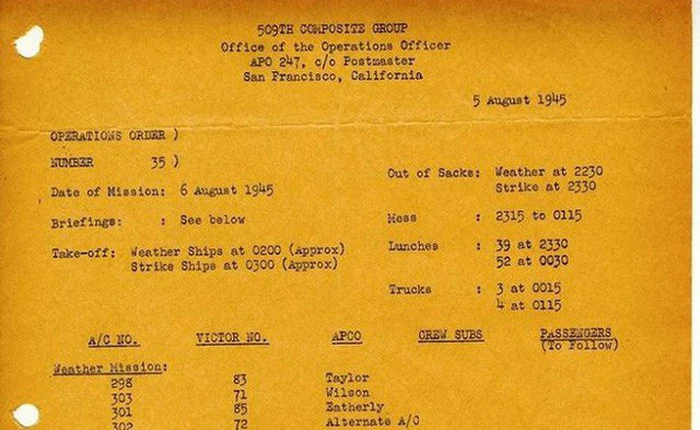 Tờ giấy 'chết chóc' cướp đi sinh mạng của hơn 140.000 người tại Hiroshima cách đây 73 năm