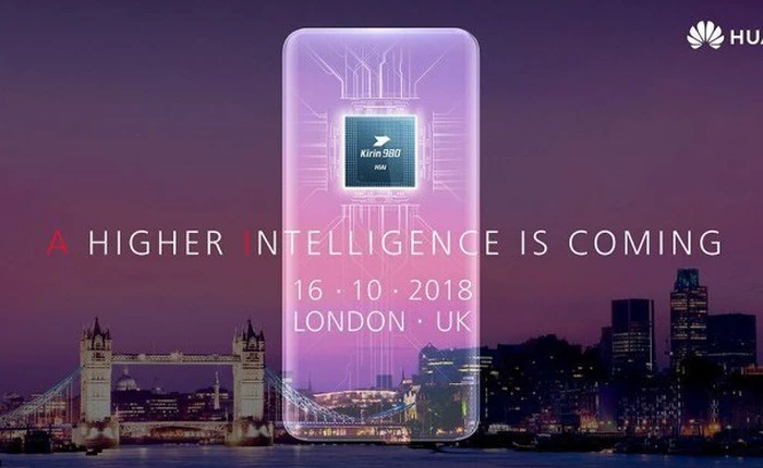 Thư mời sự kiện Huawei Mate 20 tiết lộ thiết kế cụm camera hình vuông, tập trung vào các tính năng AI