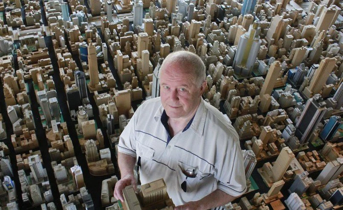 Choáng ngợp với mô hình thành phố mini siêu chi tiết được tạo nên bởi cụ ông 78 tuổi trong suốt hơn 65 năm
