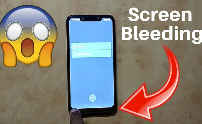 Xiaomi Poco F1 gặp lỗi màn hình hở sáng