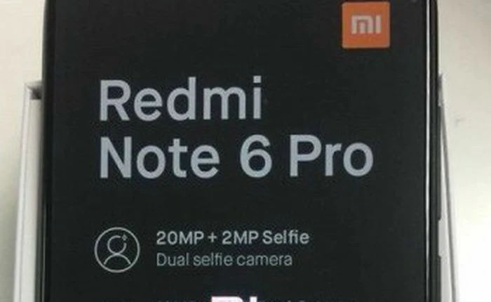 Xiaomi Redmi Note 6 Pro lộ diện, màn hình 6,26 inch, 4 camera, pin 4.000 mAh