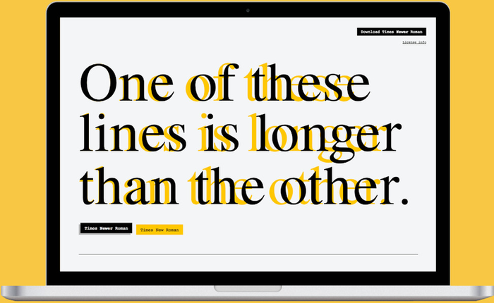 Font chữ nhái Times New Roman này có thể "hô biến" bài luận của bạn từ ngắn thành dài