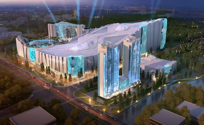 Trung Quốc đang xây dựng khu trượt tuyết trong nhà lớn nhất thế giới, mở cửa cùng lúc với Olympic Mùa đông 2022