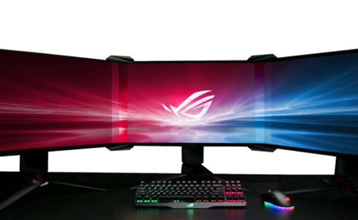 [CES 2018] Thiết bị này của ASUS sẽ giúp bạn "nối liền" nhiều màn hình lại làm một mà không còn viền màn hình