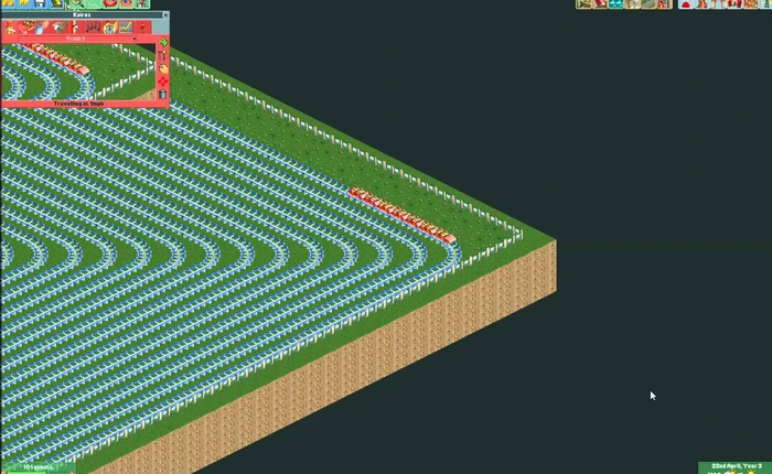 Để đi hết được hệ thống tàu lượn trong game này, bạn phải mất 210 ngày trong đời thực