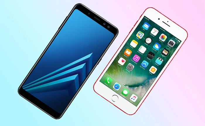 So găng Galaxy A8 và iPhone 7: Giá rẻ hơn nhưng vẫn cao cấp hơn