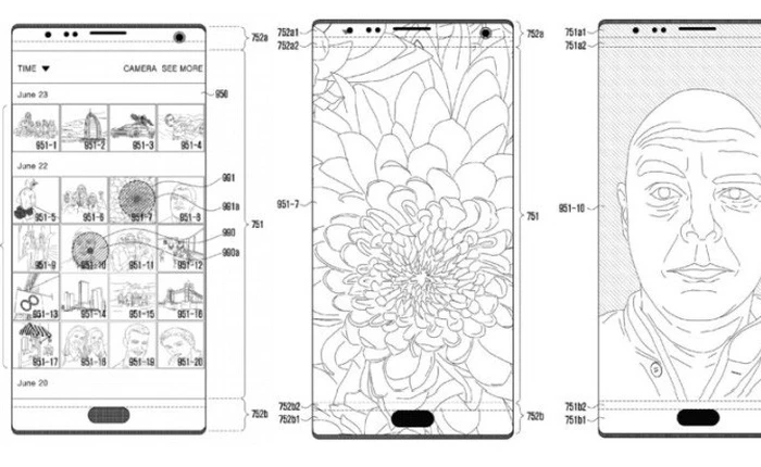 Bằng sáng chế mới của Samsung hé lộ smartphone với camera trước và cảm biến vân tay dưới màn hình