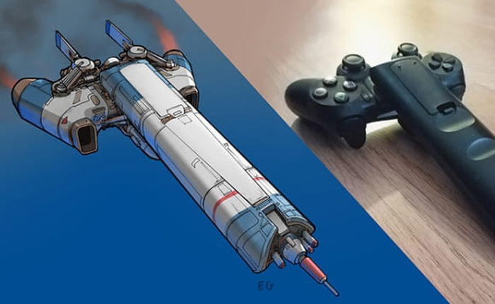 Nghệ sĩ này biến những đồ vật bình thường nhất thành tàu vũ trụ với thiết kế vô cùng ngoạn mục