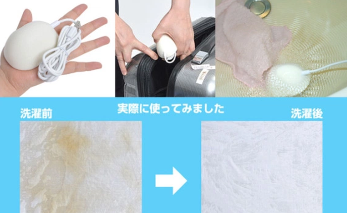 Giá chỉ 1 triệu đồng, dụng cụ bé nhỏ này có thể biến mọi loại xô, chậu thành máy giặt nhờ sóng siêu âm