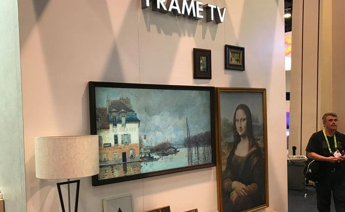 [CES 2018] Hãng TV Trung Quốc ngang nhiên sao chép TV khung tranh của Samsung, tên gần giống: Frame TV