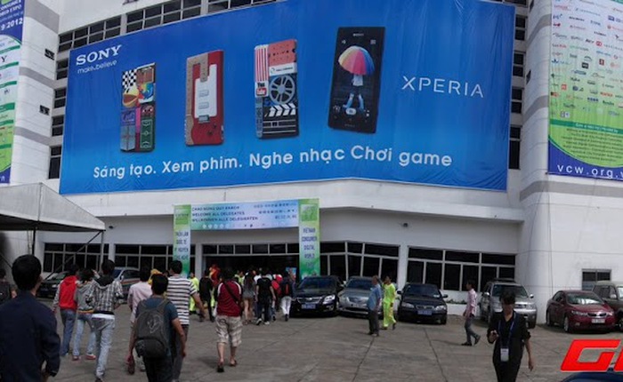 Những hình ảnh đầu tiên tại triển lãm công nghệ lớn nhất Việt Nam VCW 2012 khai mạc tại TP Hồ Chí Minh