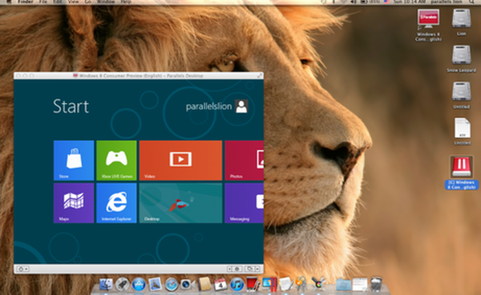 So sánh các chức năng cơ bản của Windows 8 và OS X