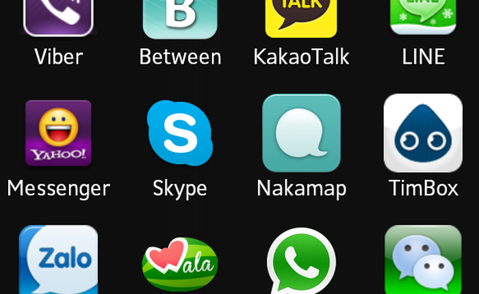 Ứng dụng nhắn tin trên di động: Cuộc chơi không dành cho kẻ yếu
