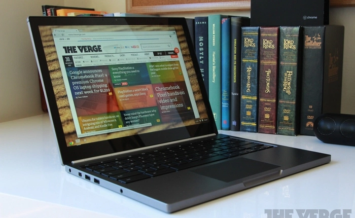 Laptop màn hình độ phân giải cao của Google đã xuất hiện