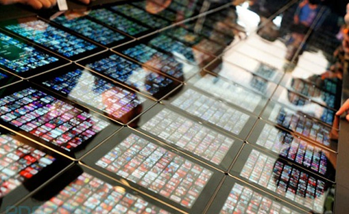 [WWDC 2012] Apple minh họa thành công 30 tỷ lượt tải ứng dụng trên App Store bằng 120 chiếc iPad