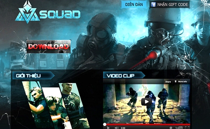 MMOFPS thuần Việt SQUAD chính thức ra trang chủ