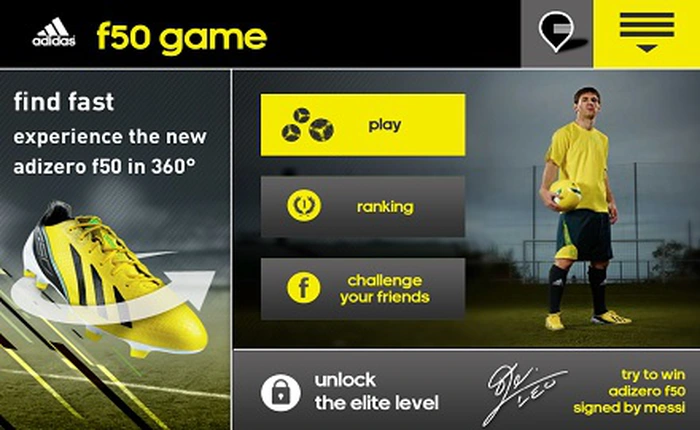 Cùng Lionel Messi chinh phục “F50 GAME”