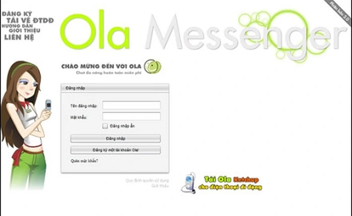 Xuất hiện ứng dụng chat Ola cho Android