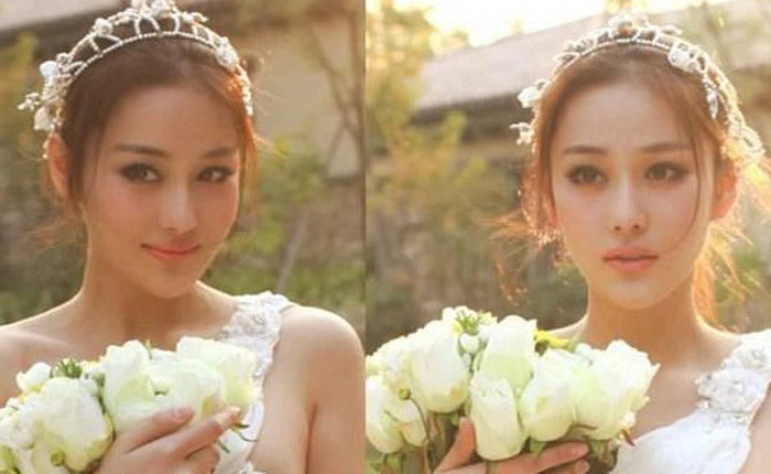 Trương Hinh Dư long lanh trong váy cưới