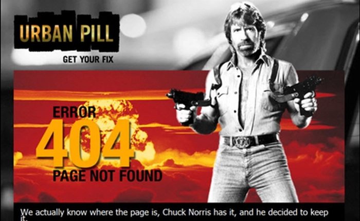 Lại là những thông báo lỗi 404 "chẳng giống ai"